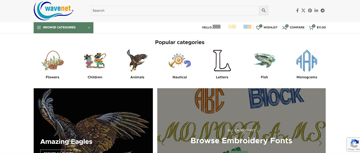 EMBMarketplace.com embroidery fonts designs and software