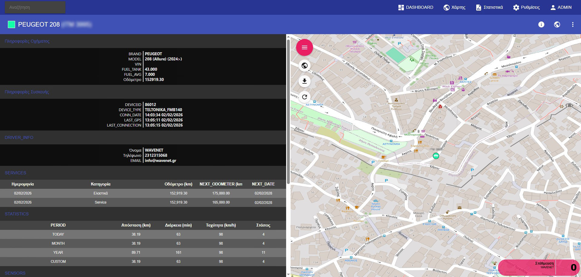 Wavenet_TeleDirector_Rental_Vehicle_Dashboard